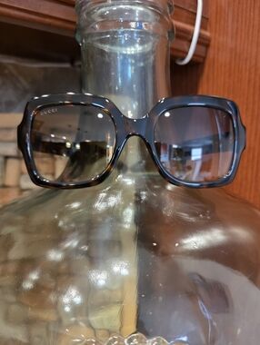 Gucci Tortoise Square Sunglasses